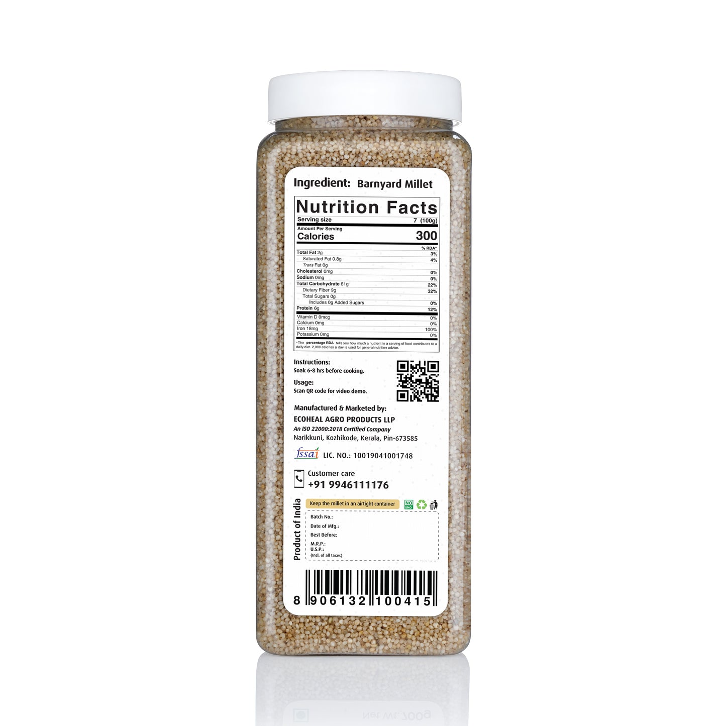 Ecoheal Barnyard Millet - 700 g