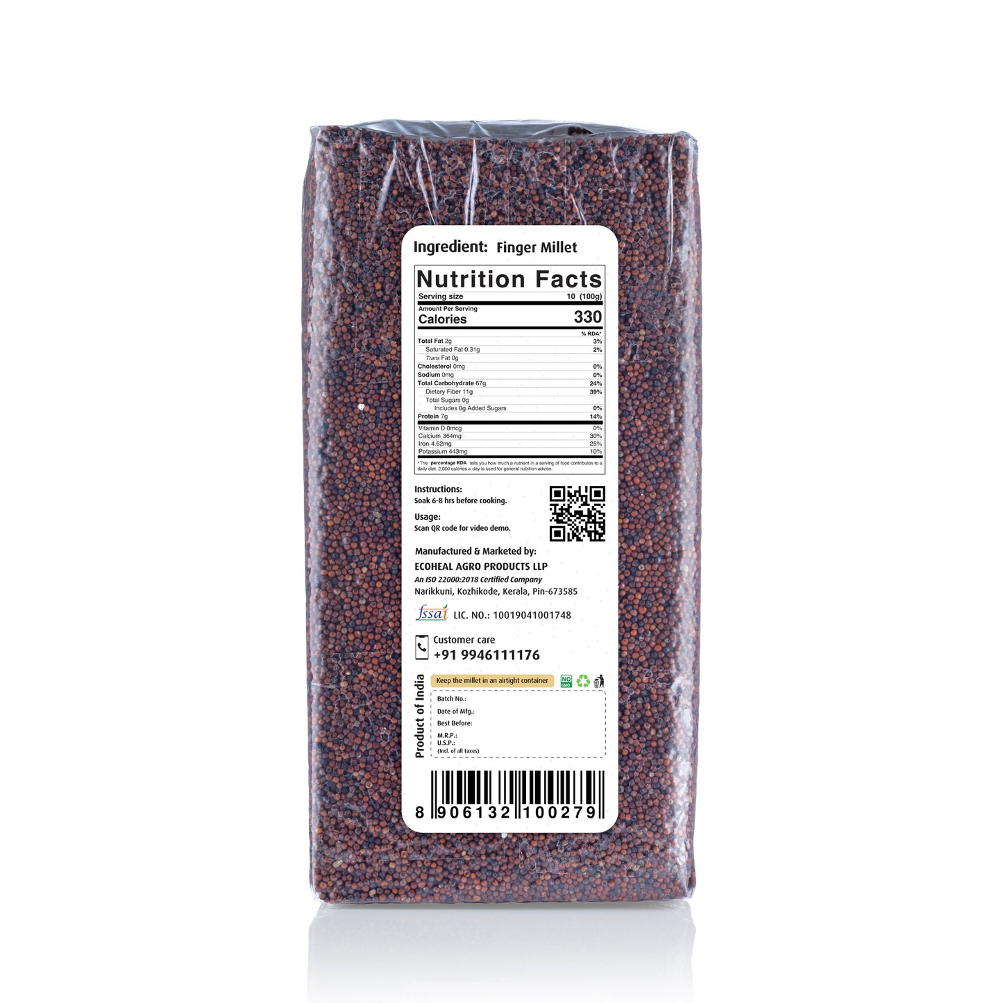 Ecoheal Finger Millet - 1 kg