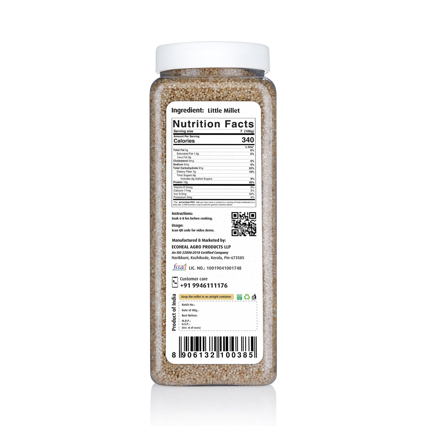 Ecoheal Little Millet - 700 g