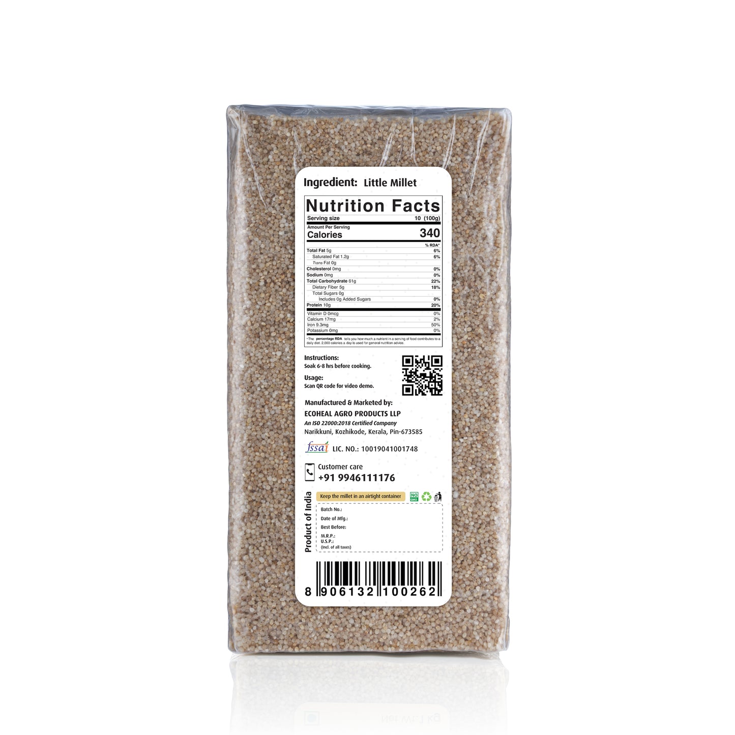 Ecoheal Little Millet - 1 kg