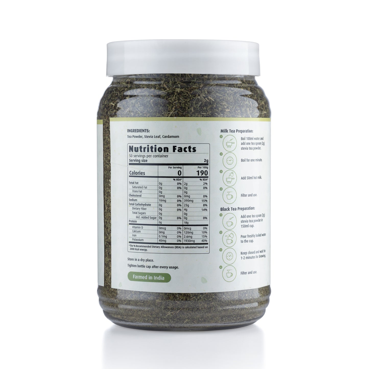 Ecoheal Stevia Tea - 200 g