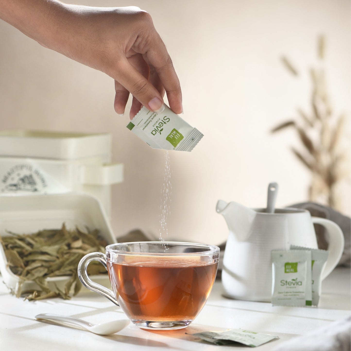 Ecoheal Stevia Sachets - 100 Sachets