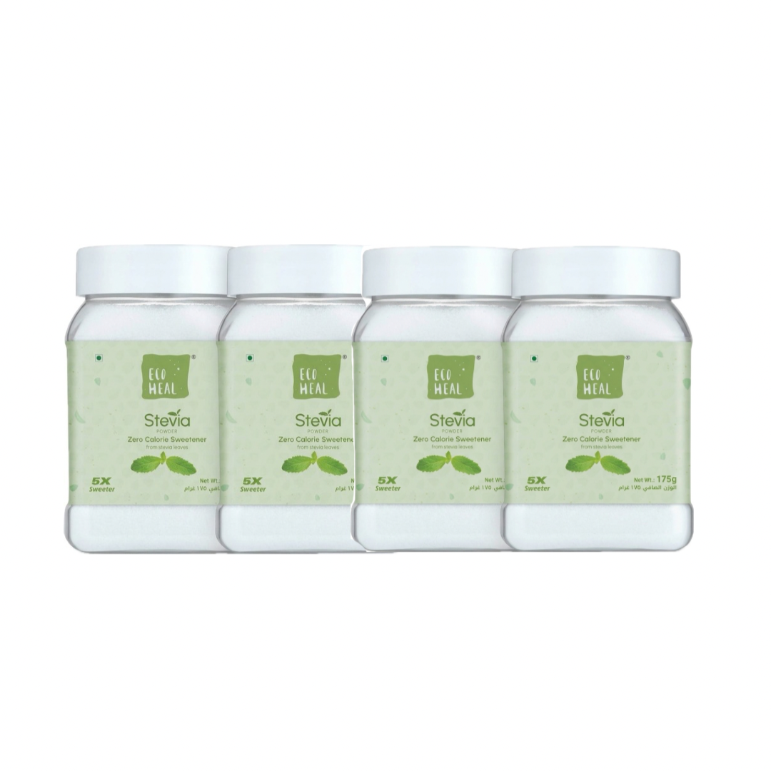 Ecoheal Stevia Powder - 175 g (Pack of 4)