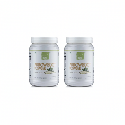 Ecoheal Arrowroot Powder White - 150 g (Pack of 2)