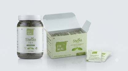 Ecoheal Stevia Tea & Stevia Sachet 30 Combo