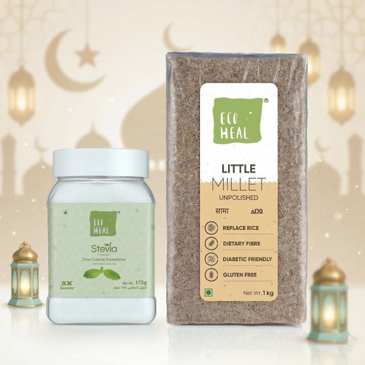 Eid Combo – Stevia Powder 175g & Little Millet 1Kg